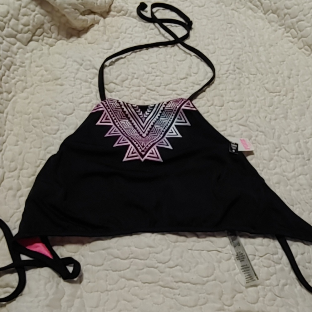 Pink swim top